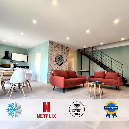 Apartamento Colormix 3 Etoiles - 95M2 Plein Centre - Ensoleille Climatise Mèze Exterior foto