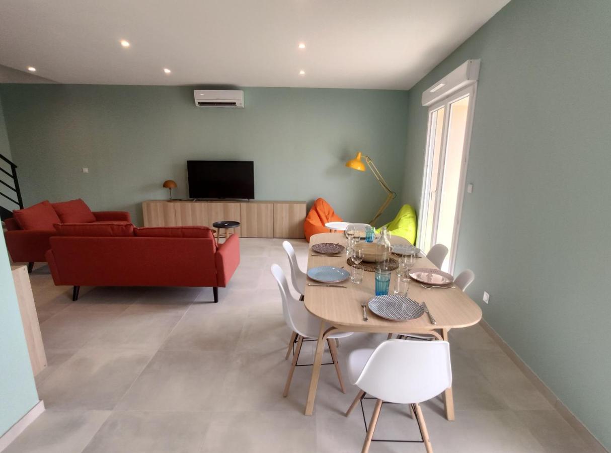 Apartamento Colormix 3 Etoiles - 95M2 Plein Centre - Ensoleille Climatise Mèze Exterior foto